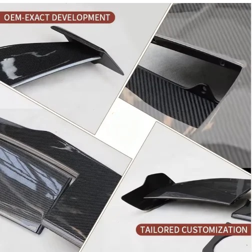 New Arrival Dry Carbon Fiber Mono Style Rear Wing for Lotus Emira Spoiler High Tail Wing Car Modification Parts
